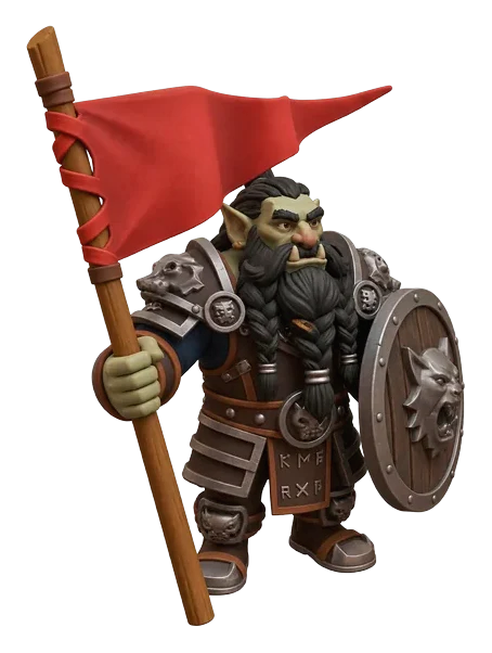 Gorvak, cartoon look from the game