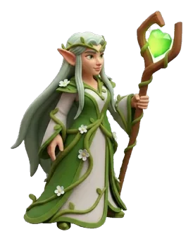 Sylena, cartoon look from the game