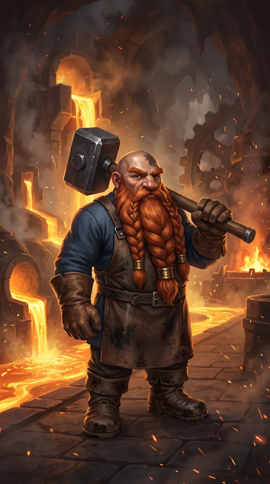 Bromek, epic illustration