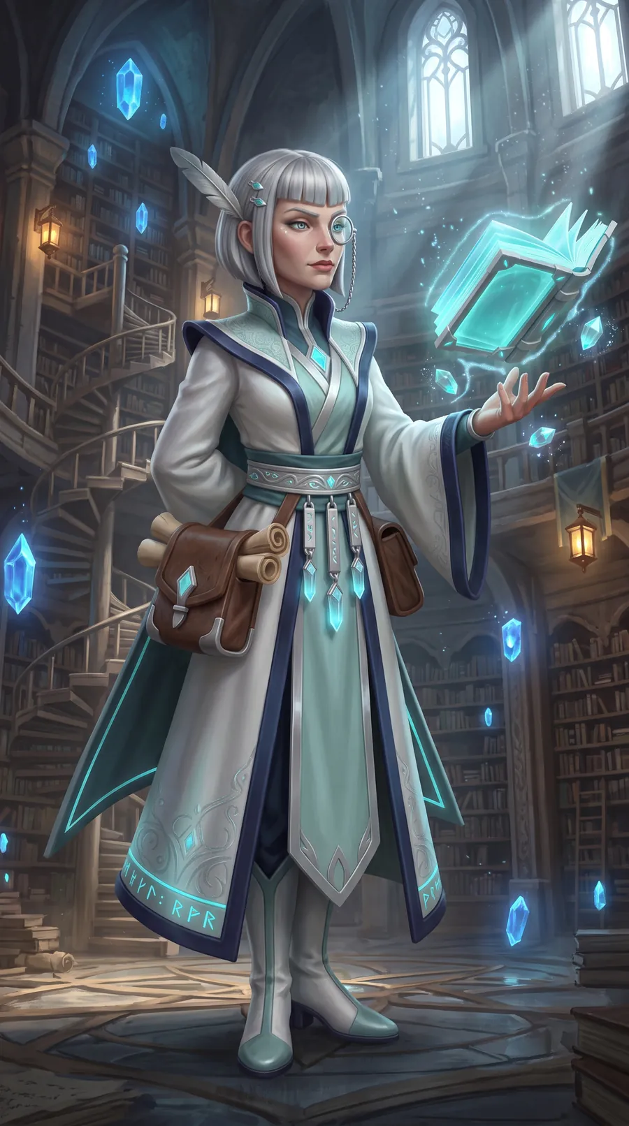 Maelis, epic illustration