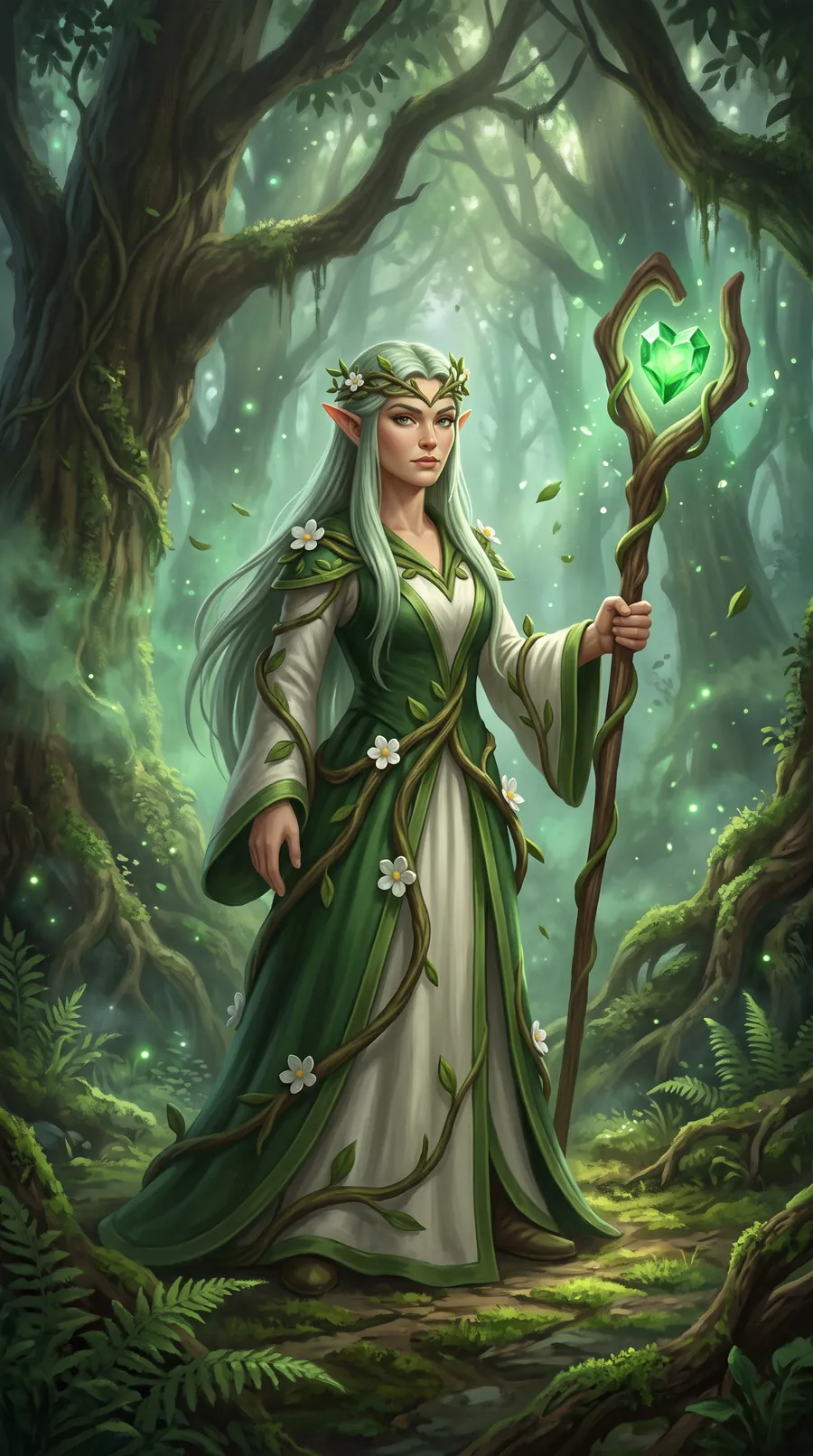 Sylena, epic illustration