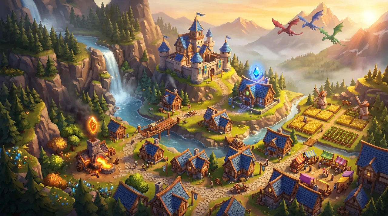 A reborn kingdom in a mountain valley